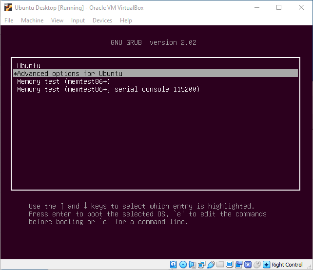 Read more about the article Ubuntu stuck at initializing screen (VirtualBox)
